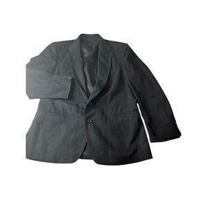 Circle S Dallas Texas Western Blazer Mens 42R Black Wool Blend Sport Coat USA